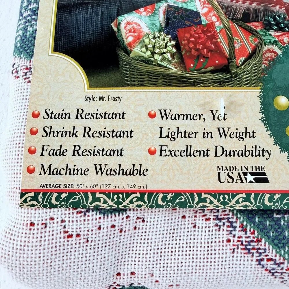 Holiday Throw new frosty